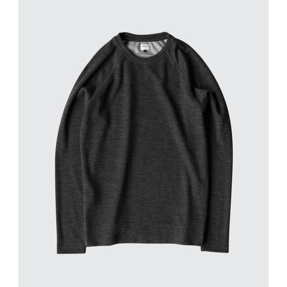 NWOT NWKC Mens CREW Top in CHARCOAL size L $199 - Picture 2 of 12